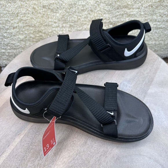 Nike Sandals Mens Size 13 Vista Sport Casual Shoes Black White Black DJ6606 001 - Picture 8 of 13